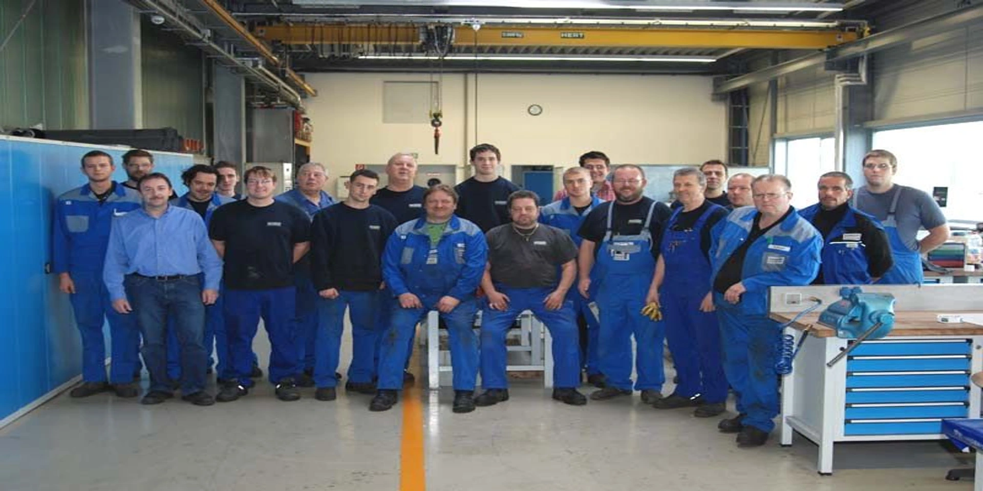 Das Team von Franz Bangert