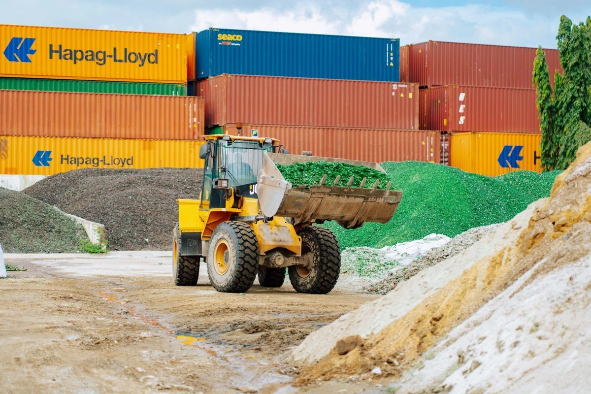 Container beladen