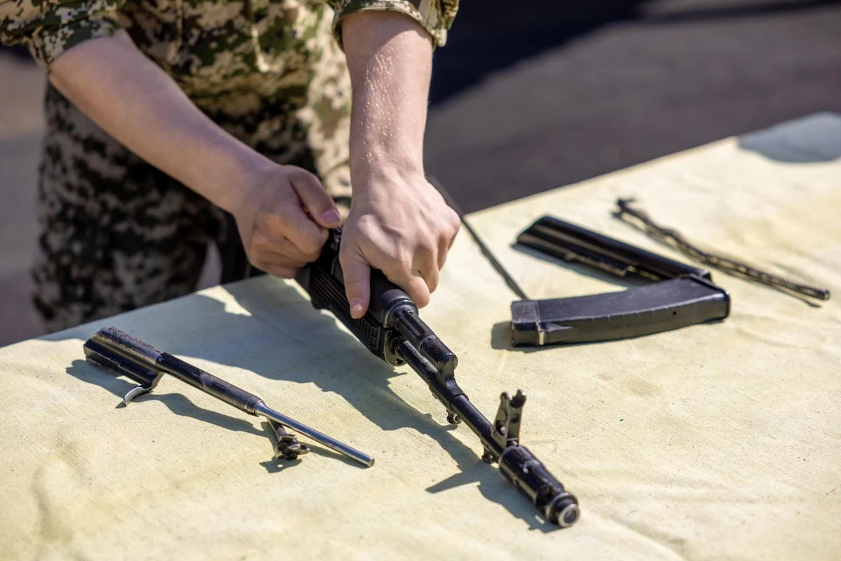 Waffe montieren