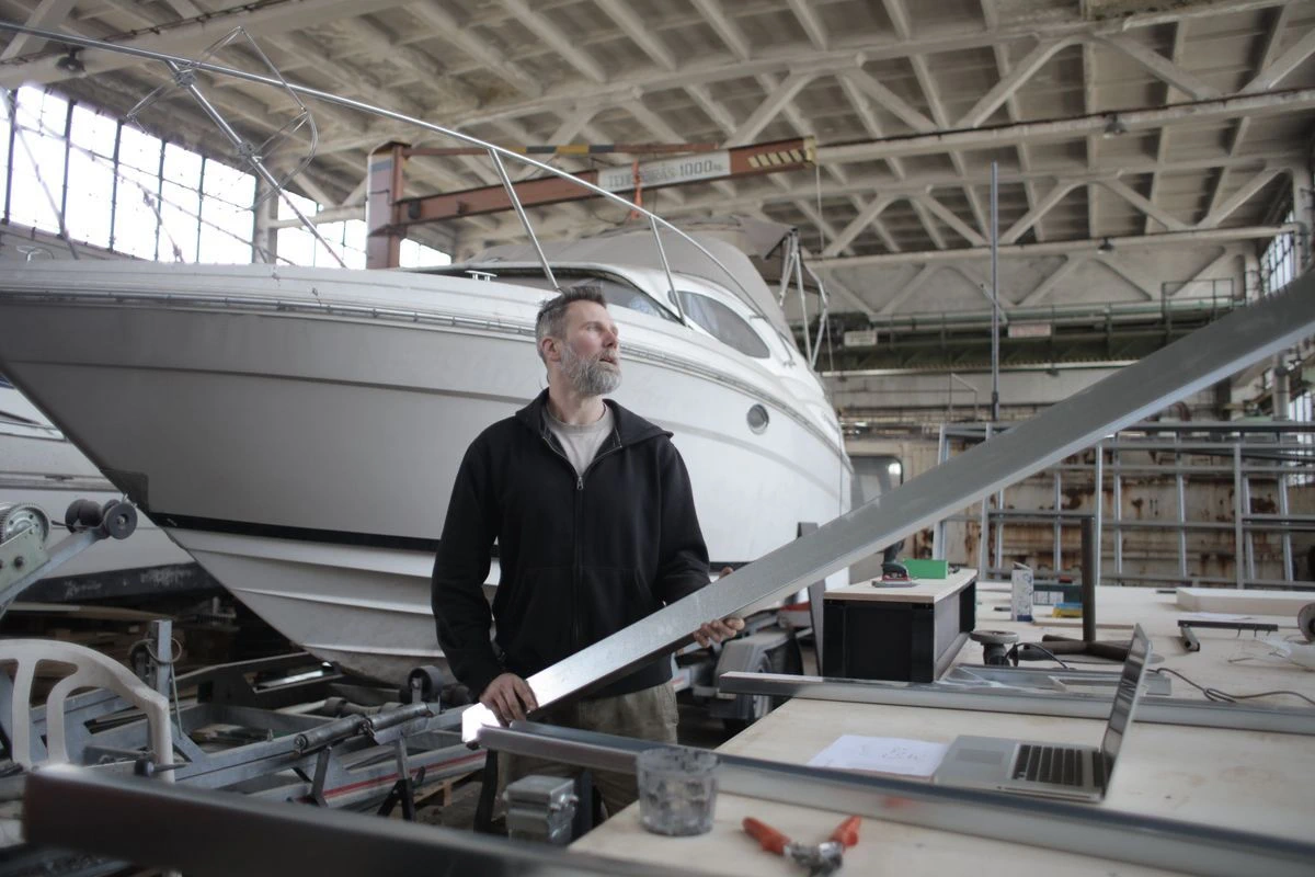 Boot umbauen